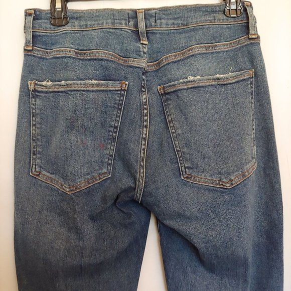 AGOLDE Sophie Distressed High Rise Skinny Crop size 29 - Picture 9 of 15